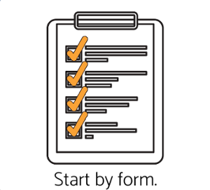 icon of clipboard checklist