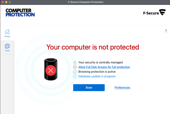 F-Secure Computer Protection installation screenshotsScreen Shot 2021-06-12 at 2.22.14 PM
