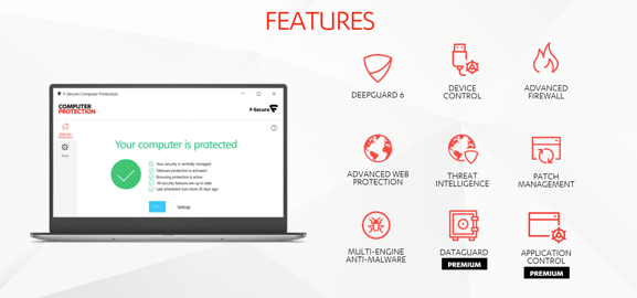 F-Secure PSB desktop app illustration