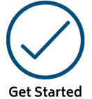 Get Started icon chk