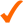 orange check mark