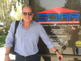 Brad at SDAR headquarters cybersecurity office