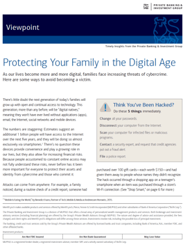 Protecting Your Family from Cybercrime - White Papers