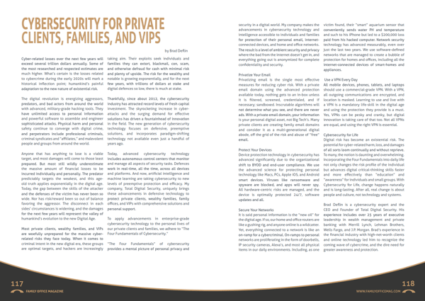 image of the article in Family Office Cybersecurity for Private Clients, Families, and VIPs