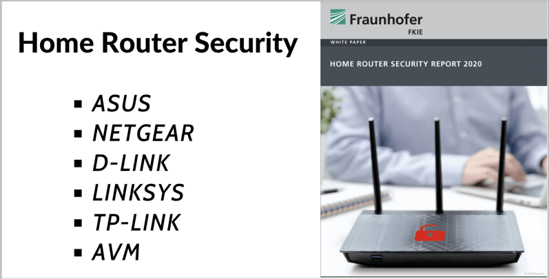 white paper report on Home Router Security and home network cybersecurity