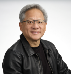 headshot of Nvidia CEO Jensen Huang from thei Nvidia website