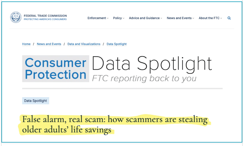 FYC Consumer Protection Data Spotlight