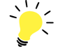 yellow ligh bulb idea graphic