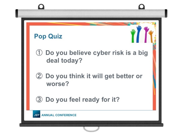 slide #3 of a pop quiz for family office cybersecurity