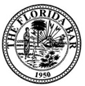 circle logo for the Florida bar